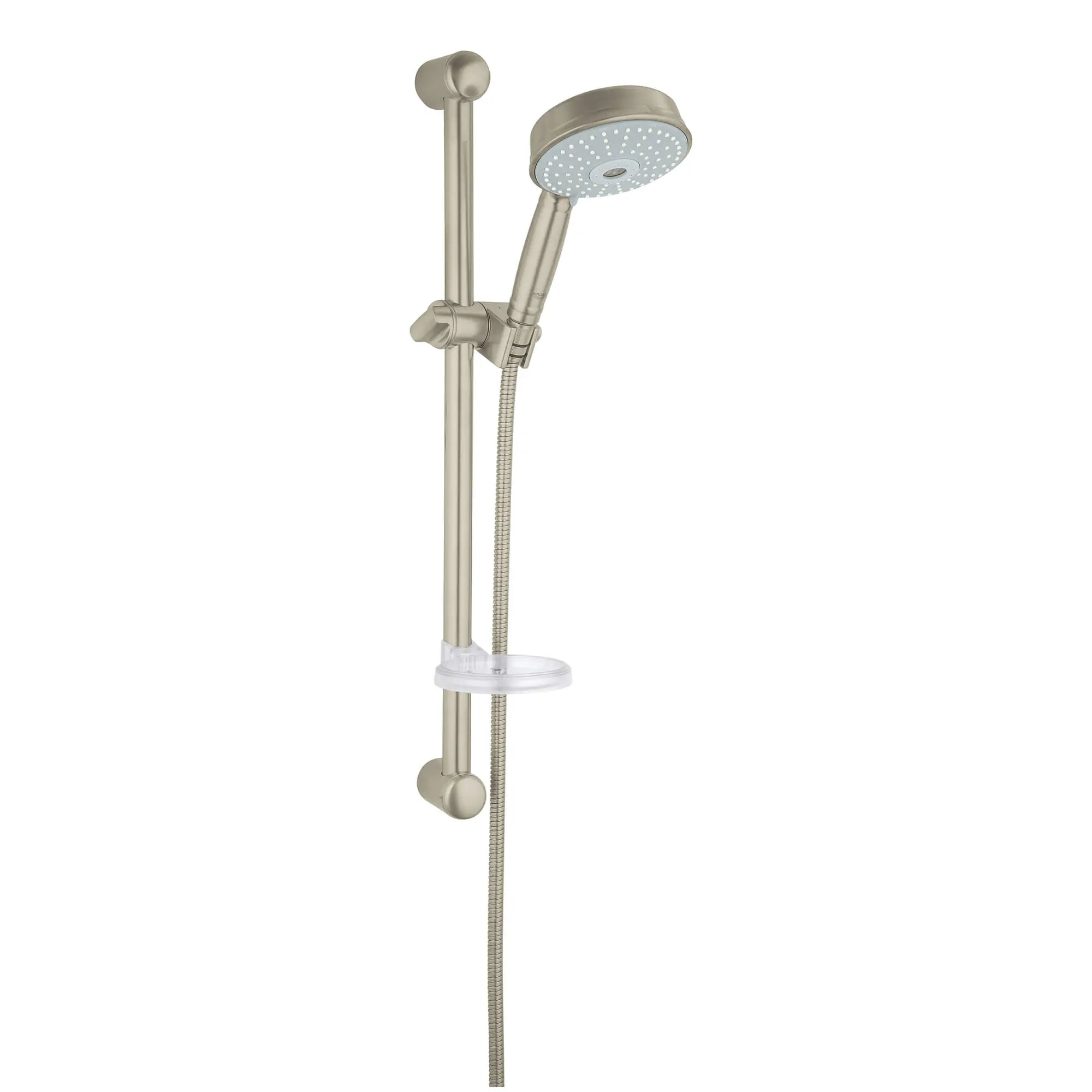 24" Shower Slide Bar Kit - 3 Sprays, 2.5 gpm // BRUSHED NICKEL INFINITYFINISH // 14097_27140en0-rainshower-rustic-130-shower-set-brushed-nickel-infinityfinish_0_CDNwebp.webp