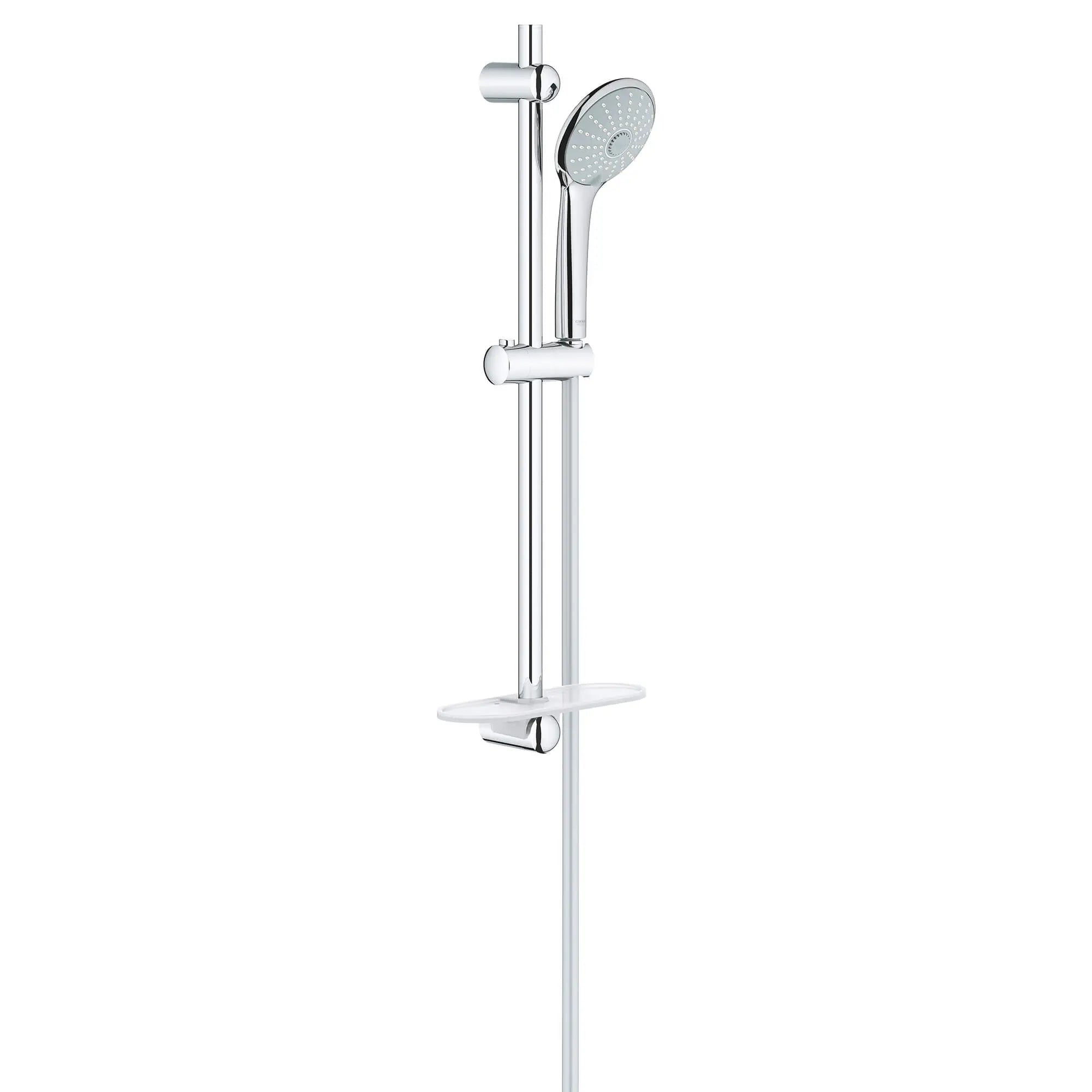110 Massage Shower Slide Bar Kit - 3 Sprays, 2.5 GPM (9.5 L/min) // GROHE STARLIGHT CHROME // 14132_27243001-euphoria-110-massage-shower-set-starlight-chrome_0_CDNwebp.webp