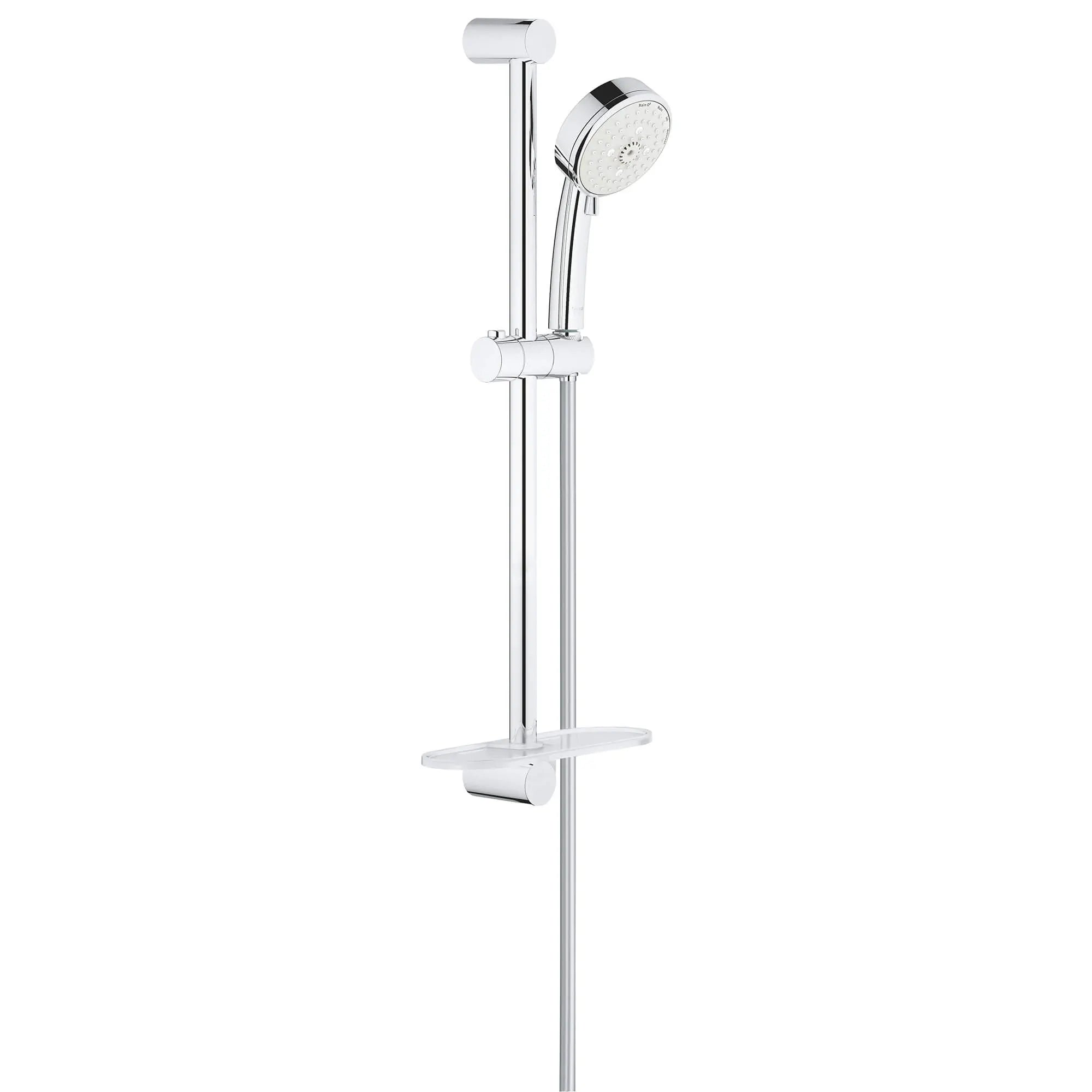 24" Shower Slide Bar Kit - 4 Sprays, 2.5 gpm // GROHE STARLIGHT CHROME // 14230_27577002-new-tempesta-cosmopolitan-100-shower-rail-set-4-sprays-starlight-chrome_0_CDNwebp.webp