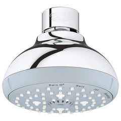 [27606000] 100 Shower Head, 4" - 4 Sprays, 2.5 gpm - GROHE StarLight Chrome