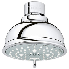 [27610000] 100 Shower Head, 4" - 4 Sprays, 2.5 gpm - GROHE StarLight Chrome