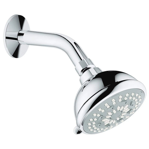 90 Shower Head With Shower Arm, 3-1/2