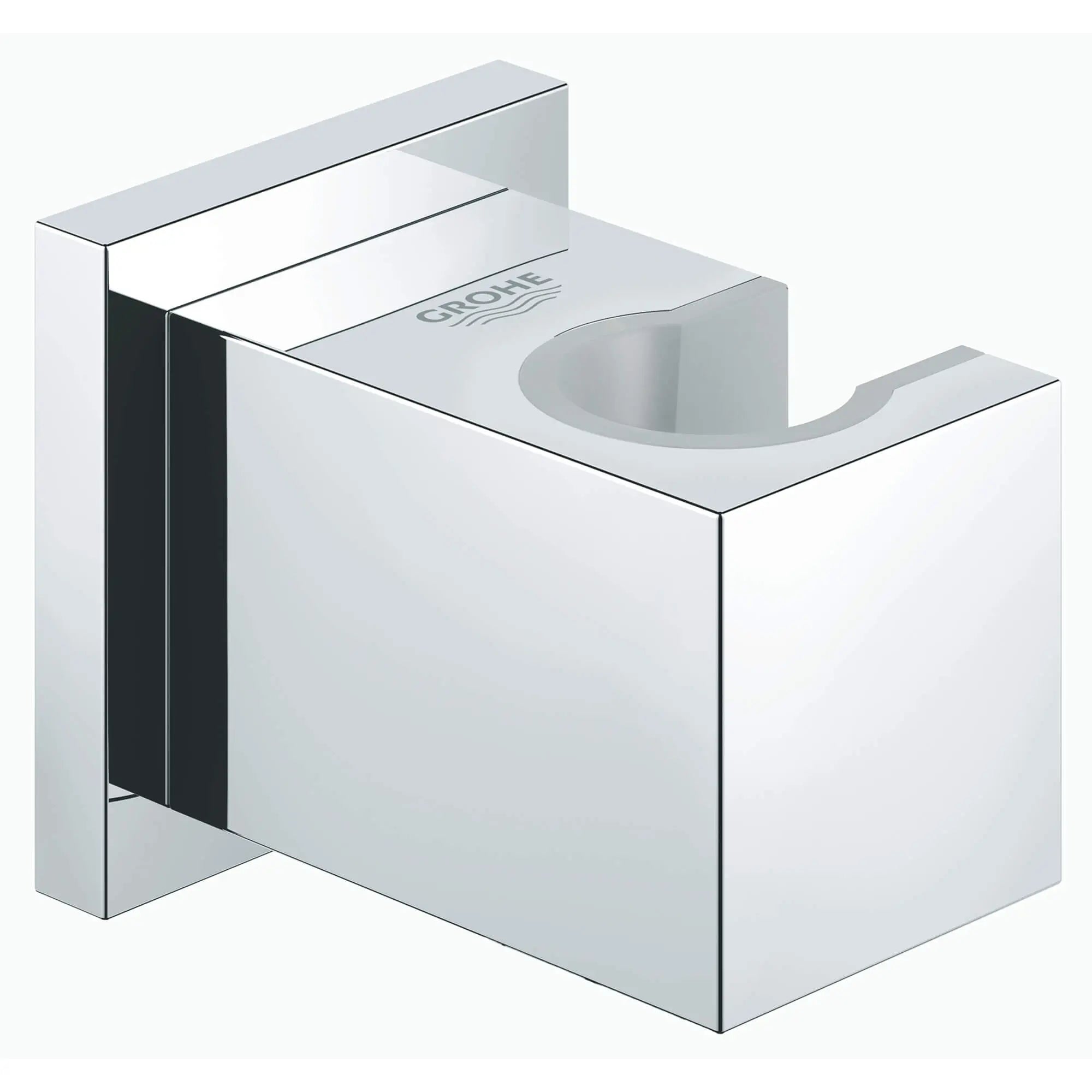 Wall Mount Hand Shower Holder // GROHE STARLIGHT CHROME // 14277_27693000-euphoria-cube-wall-hand-shower-holder-starlight-chrome_0_CDNwebp.webp
