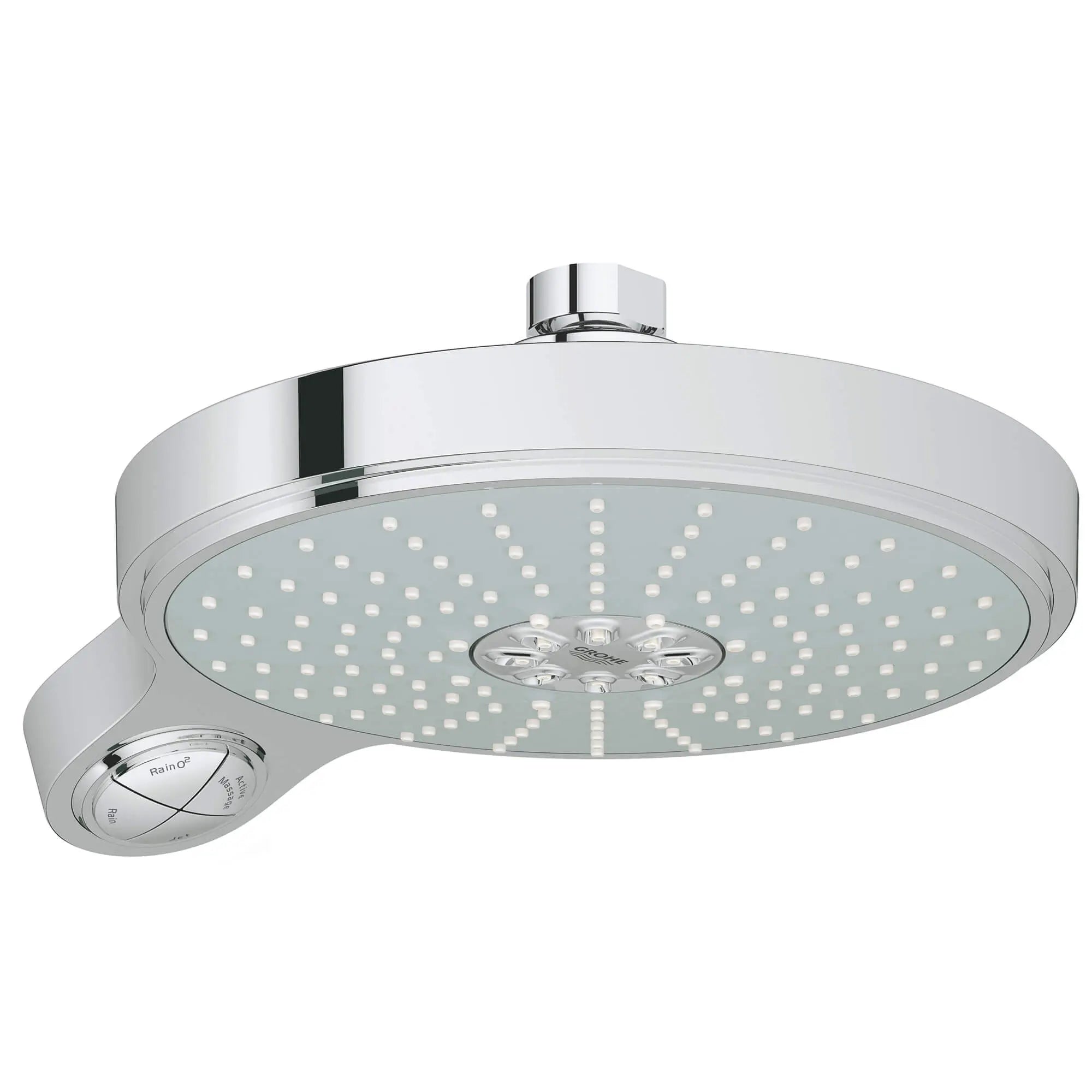 130 Shower Head, 5" - 4 Sprays, 2.5 gpm // GROHE STARLIGHT CHROME // 14287_27765000-power-and-soul-cosmopolitan-190-head-shower-4_-sprays-starlight-chrome_0_CDNwebp.webp