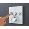 [29165LS0] Triple Function Thermostatic Valve Trim - Moon White