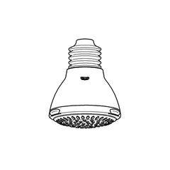 [2844500E] 100 Shower Head, 4"  - 3 Sprays, - GROHE StarLight Chrome