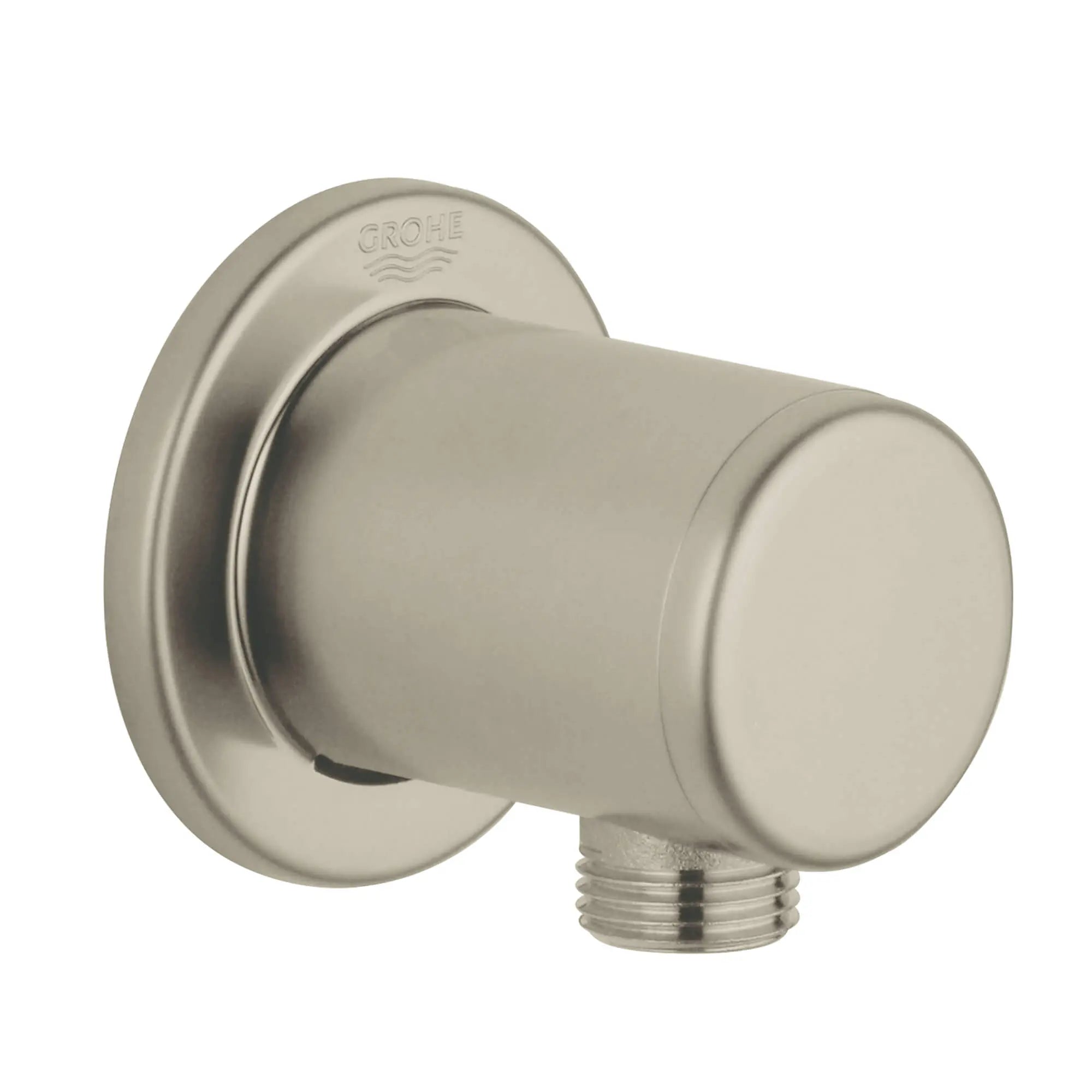 Wall Union // BRUSHED NICKEL INFINITYFINISH // 14626_28627en0-relexa-shower-outlet-elbow-brushed-nickel-infinityfinish_0_CDNwebp.webp