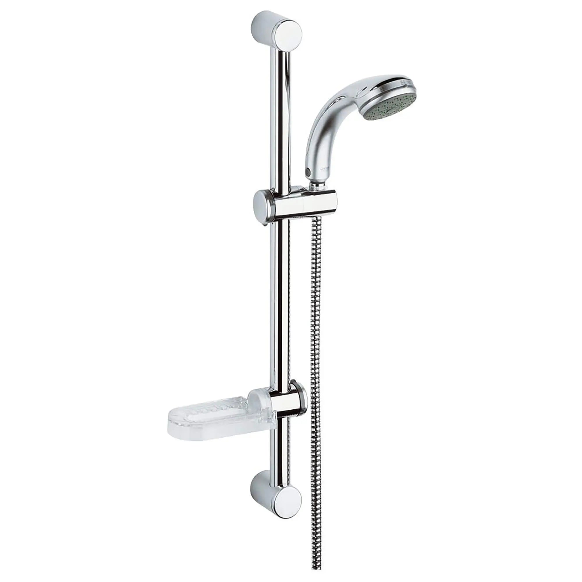 24" Shower Slide Bar Kit - 2 Sprays, 2.5 gpm // GROHE STARLIGHT CHROME // 14637_28644000-Relexa_Plus_80_Dual-Shower_Rail_Set_2_Sprays_0_CDNwebp.webp