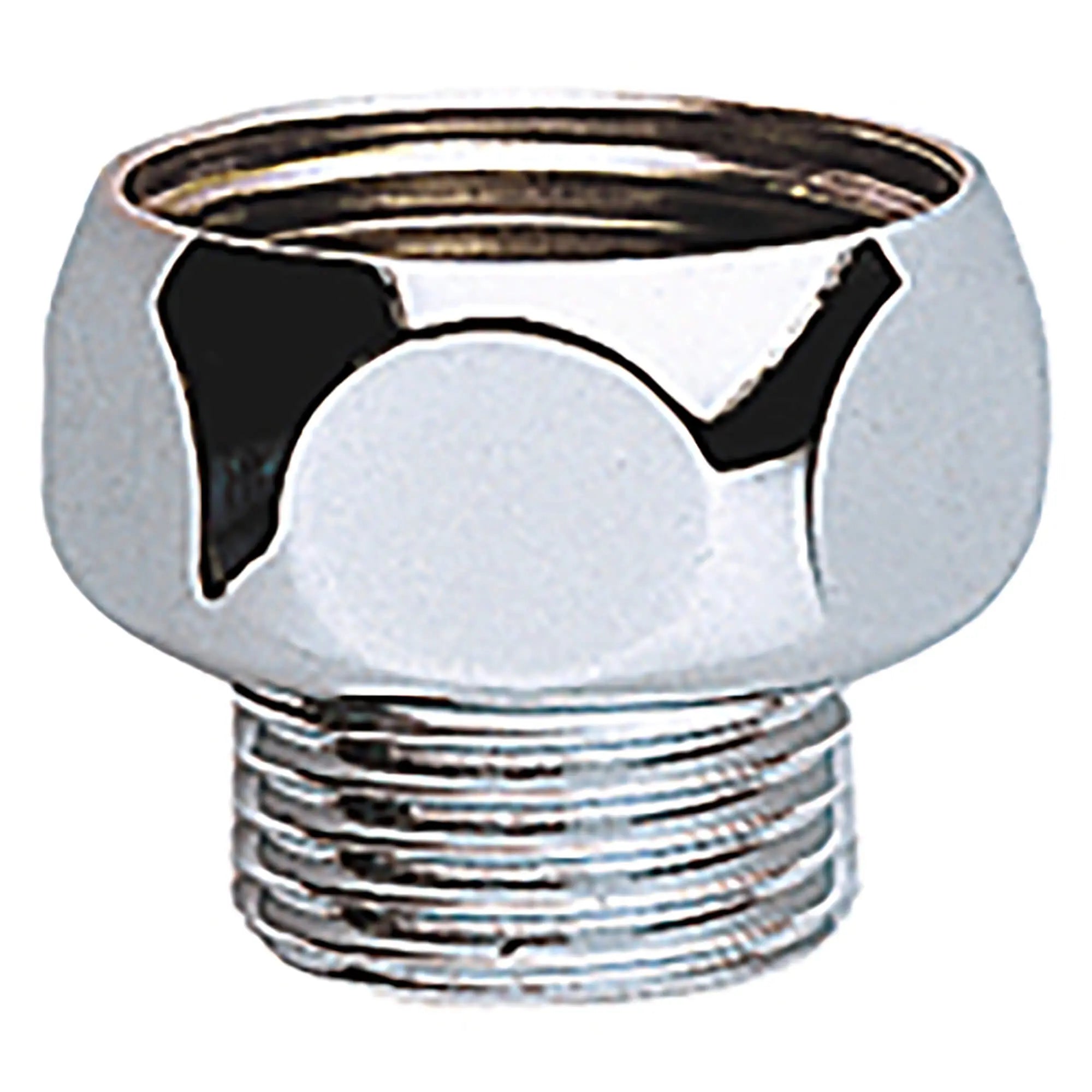 1/2" X 1/4" Adapter // GROHE STARLIGHT CHROME // 14681_28817000-12-inch-x-14-inch-adapter-starlight-chrome_0_CDNwebp.webp