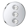 [29122000] Triple Volume Control Trim - GROHE StarLight Chrome