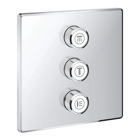 Triple Volume Control Trim - GROHE StarLight Chrome