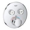 [29137000] Dual Function Thermostatic Valve Trim - GROHE StarLight Chrome