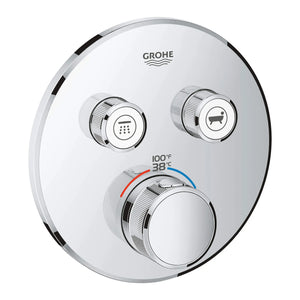 [29137000] Dual Function Thermostatic Valve Trim - GROHE StarLight Chrome
