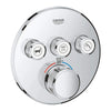 [29138000] Triple Function Thermostatic Valve Trim - GROHE StarLight Chrome