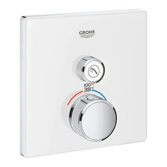 [29163LS0] Single Function Thermostatic Valve Trim - Moon White