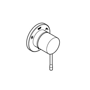 [29203BE1] 3-Way Diverter Trim - GROHE StarLight Chrome