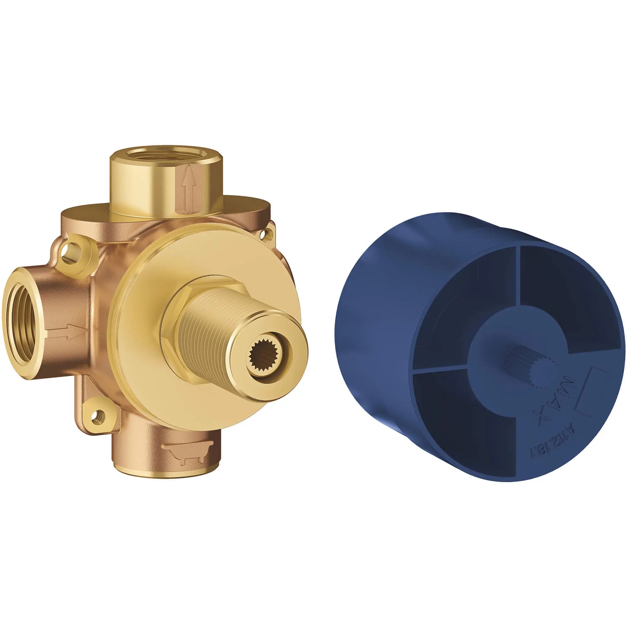 2-Way Diverter Rough-In Valve (Discrete Functions) // NO FINISH // 14829_29900000-2-way-diverter-rough-in-valve-discrete-functions_0_CDNwebp.webp