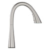 [30205DC2] GROHE Zedra Single-Handle Pull Down Kitchen Faucet Triple Spray 1.75 GPM (6.6 L/min) with Touch Technology - GROHE StarLight Chrome