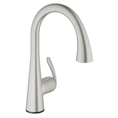 [30205DC0] Single-Handle Pull Down Kitchen Faucet Triple Spray 1.75 GPM with Touch Technology - SuperSteel InfinityFinish
