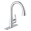 [30211001] Single-Handle Pull Down Kitchen Faucet Dual Spray 1.75 GPM (6.6 L/min) - GROHE StarLight Chrome