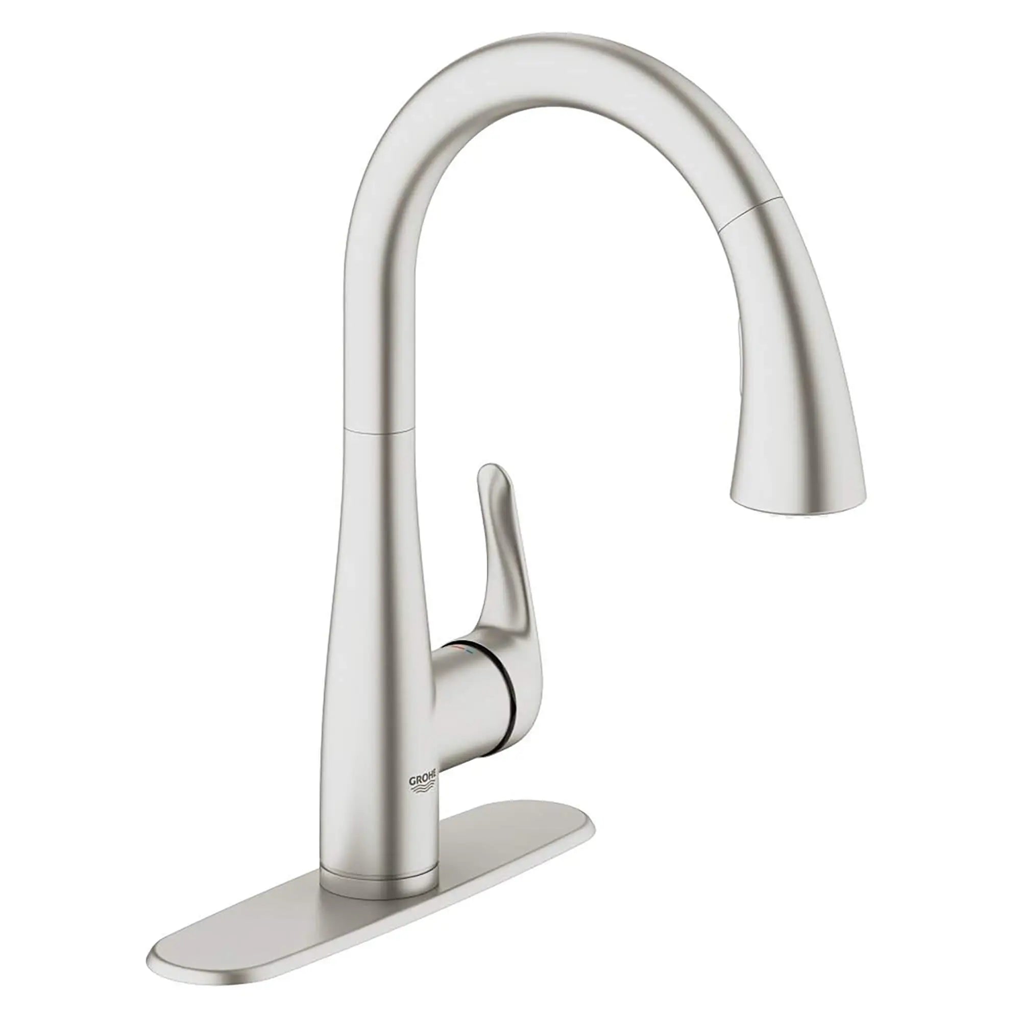 Single-Handle Pull Down Kitchen Faucet Dual Spray 1.75 GPM // SUPERSTEEL INFINITYFINISH // 14879_30211DC0-Elberon-Single-Handle_Kitchen_Faucet_0_CDNwebp.webp