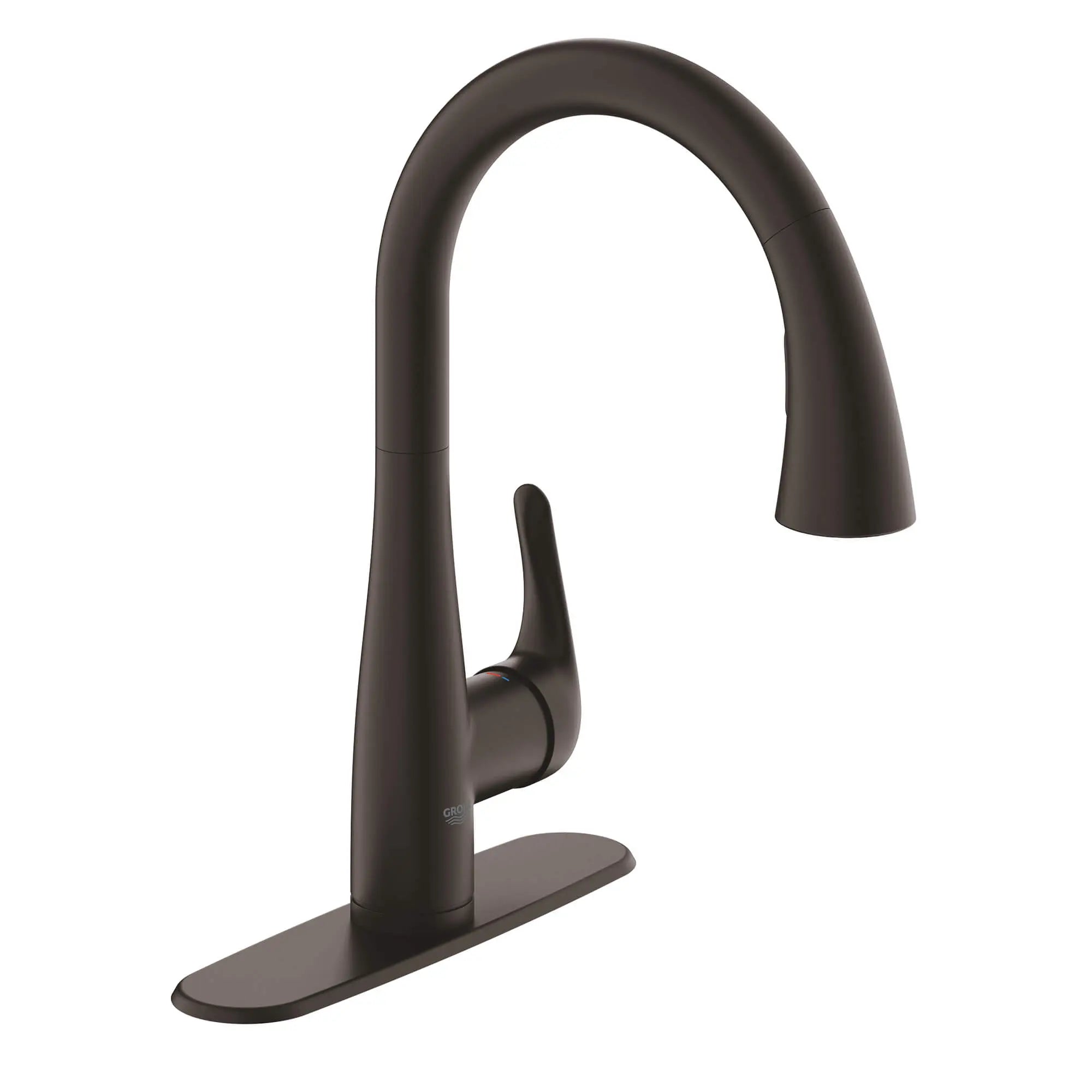 Single-Handle Pull Down Kitchen Faucet Dual Spray 1.75 GPM (6.6 L/min) // ANTIQUE BRONZE // 14882_30211zc1-elberon-single-handle-kitchen-faucet-antique-bronze_0_CDNwebp.webp