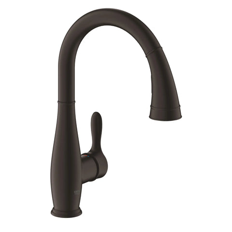 Single-Handle Pull Down Kitchen Faucet Dual Spray 1.75 GPM - Antique Bronze