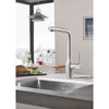 [30271DC0] Essence Single-Handle Pull-Out Kitchen Faucet Dual Spray 1.75 GPM (6.6 L/min) - GROHE StarLight Chrome