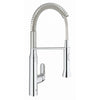 [30314000] Touchless FootControl Single-Handle Semi-Pro Dual Spray Kitchen Faucet 1.75 GPM - GROHE StarLight Chrome