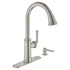 [30318DC0] Single-Handle Pull Down Kitchen Faucet Dual Spray 1.75 GPM - GROHE StarLight Chrome
