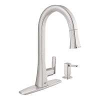 [30365DC0] Single-Handle Pull Down Kitchen Faucet Dual Spray 1.75 GPM - GROHE StarLight Chrome