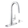 [30366000] Veletto Single-handle Pull-down Kitchen Faucet - GROHE StarLight Chrome