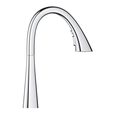 GROHE Zedra Single-Handle Pull Down Triple Spray Bar Faucet 1.75 GPM (6.6 L/min) - GROHE StarLight Chrome