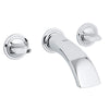 [31049000] Basin,3Hole,Wall - GROHE StarLight Chrome