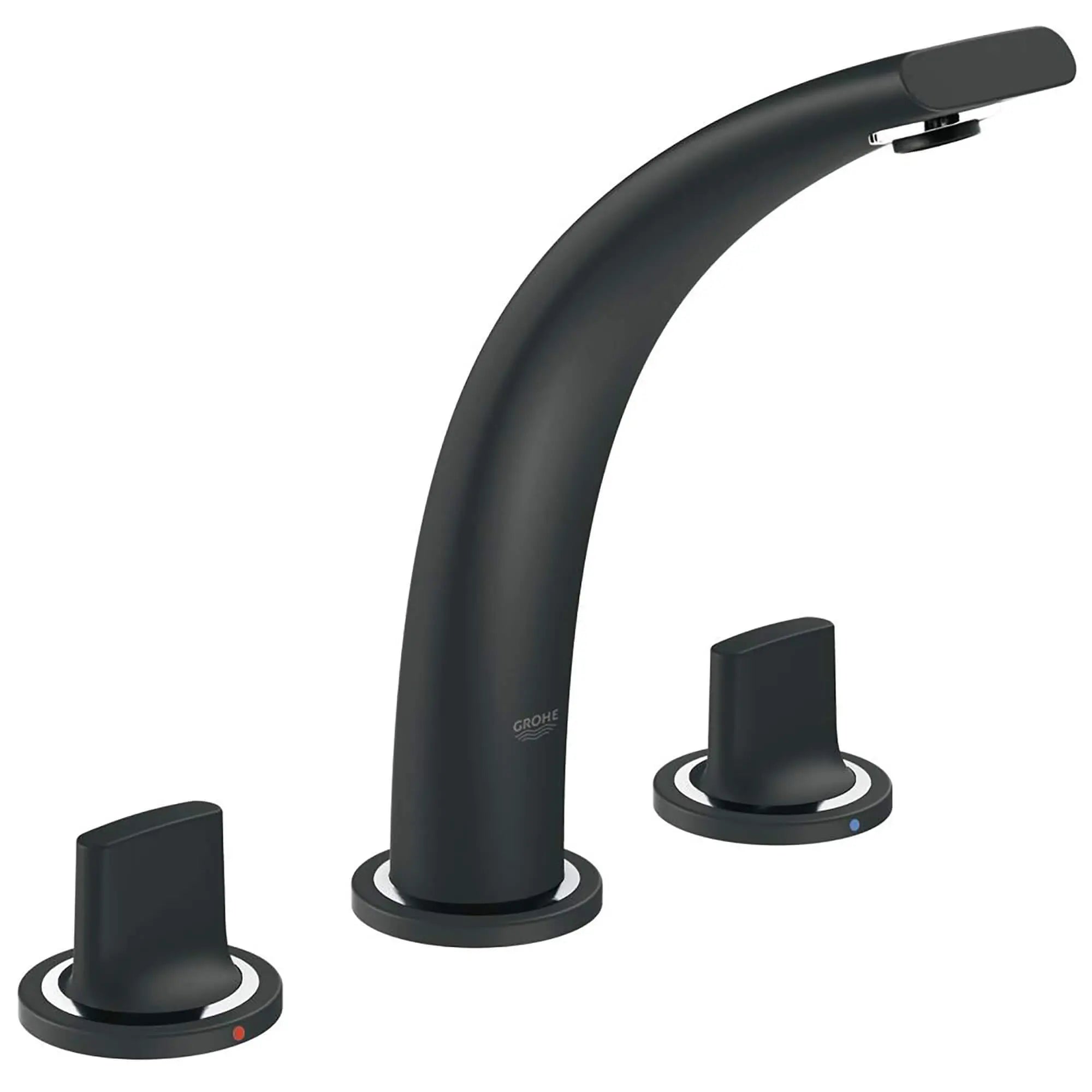 Lavatory Wideset // VELVET BLACK // 14981_31073KS0-GROHE_Ondus-8_Widespread_Two-Handle_Bathroom_Faucet_0_CDNwebp.webp