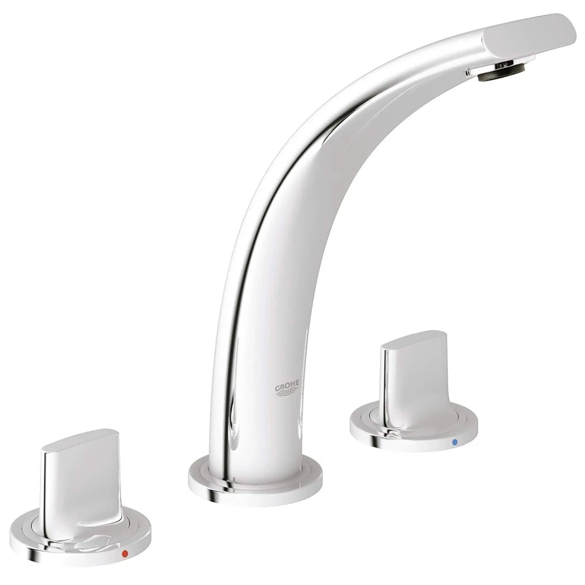 Lavatory Wideset // GROHE STARLIGHT CHROME // 14984_31073000-GROHE_Ondus-8_Widespread_Two-Handle_Bathroom_Faucet_0_CDNwebp.webp
