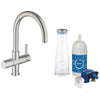[31312DC0] Single-Handle Kitchen Faucet 1.75 GPM with Filtered Water - GROHE StarLight Chrome