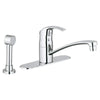 [31352001] Single-Handle Kitchen Faucet 1.75 GPM with Side Spray - GROHE StarLight Chrome