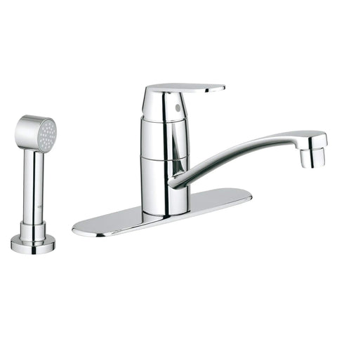 Single-Handle Kitchen Faucet 1.75 GPM with Side Spray - GROHE StarLight Chrome