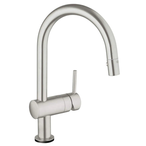 Single-Handle Pull Down Kitchen Faucet Dual Spray 1.75 GPM with Touch Technology - SuperSteel InfinityFinish