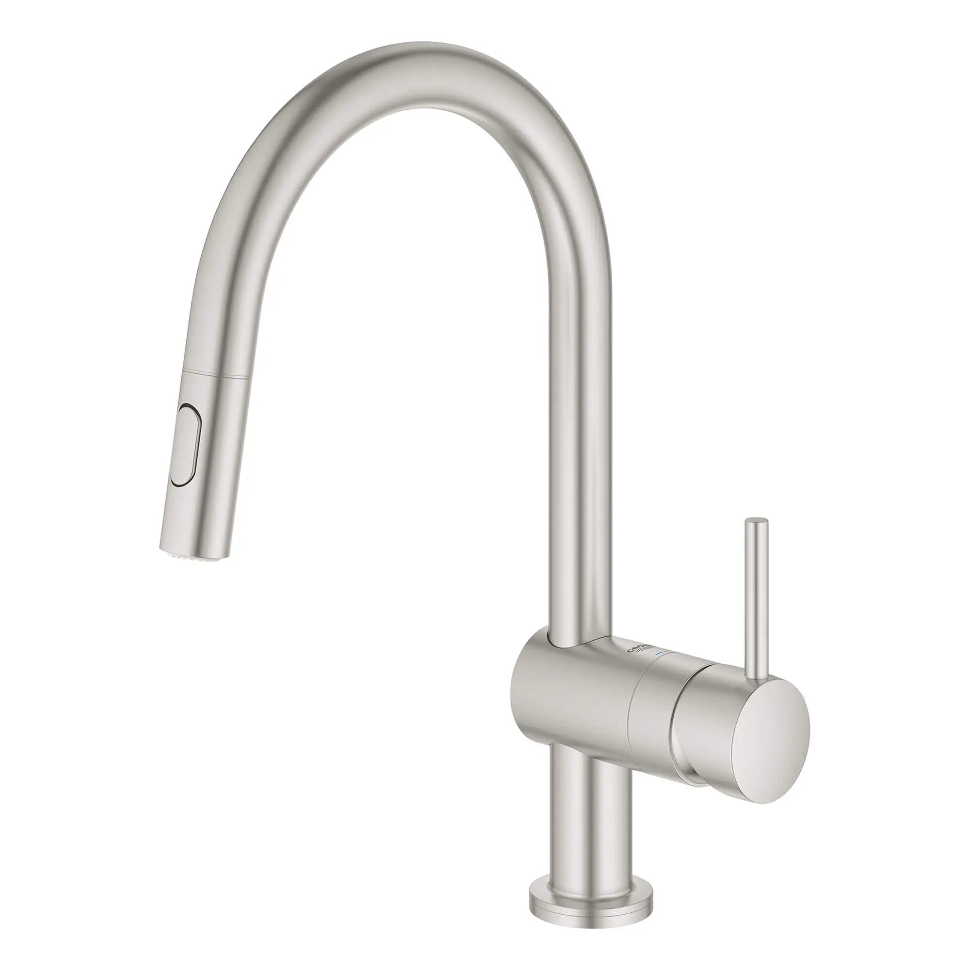 Single-Handle Pull Down Kitchen Faucet Dual Spray 1.75 GPM (6.6 L/min) with Touch Technology // SUPERSTEEL INFINITYFINISH // 15024_31359dc2-minta-touch-single-handle-kitchen-faucet-supersteel-infinityfinish-3_0_CDNwebp.webp