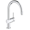 [31378000] Single-Handle Pull Down Kitchen Faucet Dual Spray 1.75 GPM - GROHE StarLight Chrome