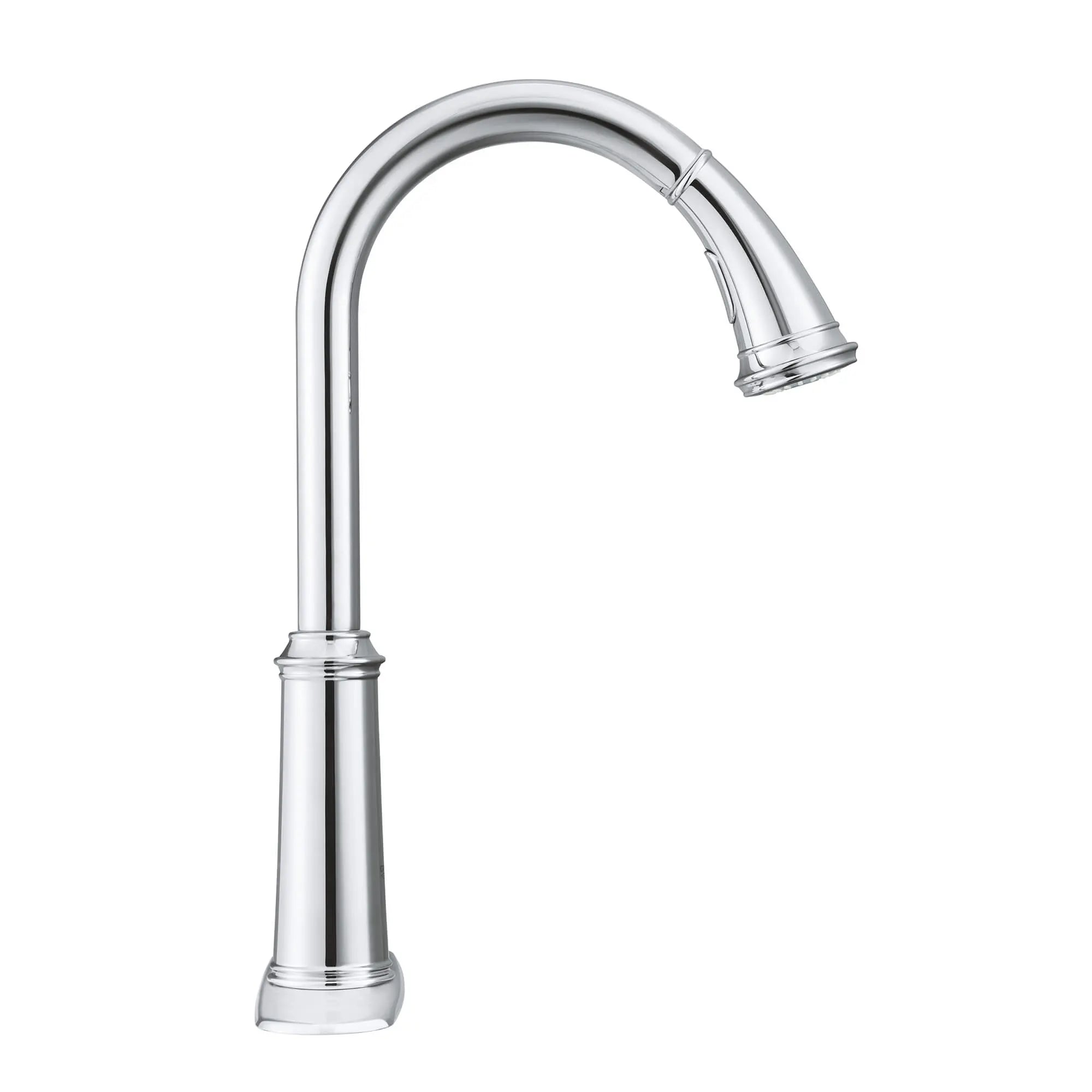 Single-Handle Pull Down Kitchen Faucet Dual Spray 1.75 GPM // GROHE STARLIGHT CHROME // 1502_30318000-single-handle-kitchen-faucet-enviro-1_0_CDNwebp.webp