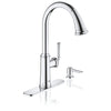 [30318000] Single-Handle Pull Down Kitchen Faucet Dual Spray 1.75 GPM - GROHE StarLight Chrome