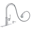 [30318000] Single-Handle Pull Down Kitchen Faucet Dual Spray 1.75 GPM - GROHE StarLight Chrome