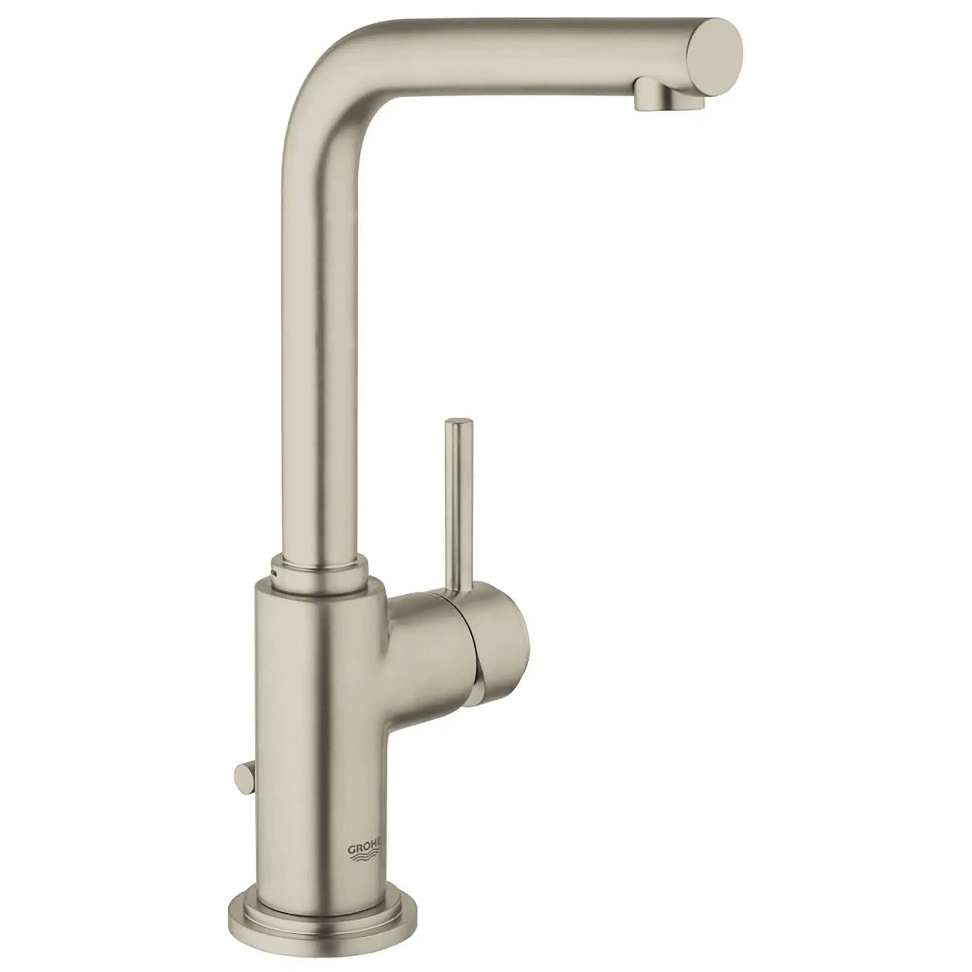 Ohm 1-H Basin Mixer, Fl Hoses, USA // BRUSHED NICKEL INFINITYFINISH // 15066_32006EN1-Atrio-Single-Handle_Bathroom_Faucet_L-size_0_CDNwebp.webp