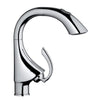 [32073000] Single-Handle Pull Down Kitchen Faucet Dual Spray 1.75 GPM - Stainless Steel