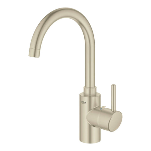 Single Hole Single-Handle L-Size Bathroom Faucet, 1.2 GPM (4.5 L/min) - Brushed Nickel InfinityFinish