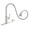 [30318DC0] Single-Handle Pull Down Kitchen Faucet Dual Spray 1.75 GPM - GROHE StarLight Chrome