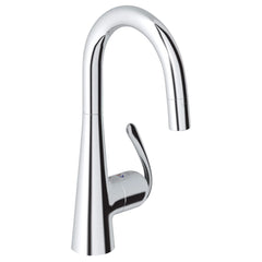 [32283000] Single-Handle Pull Down Kitchen Faucet Dual Spray 1.75 GPM - GROHE StarLight Chrome